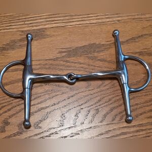 Full Cheek Snaffle With Slow Twist Horse Bit 5 3/4"